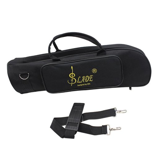 caralin Trumpet Carrying Bag Waterproof Trumpet Gig Bag Padded Musical Bag Wind Instrument Case with Adjustable Shoulder Straps Oxford Cloth