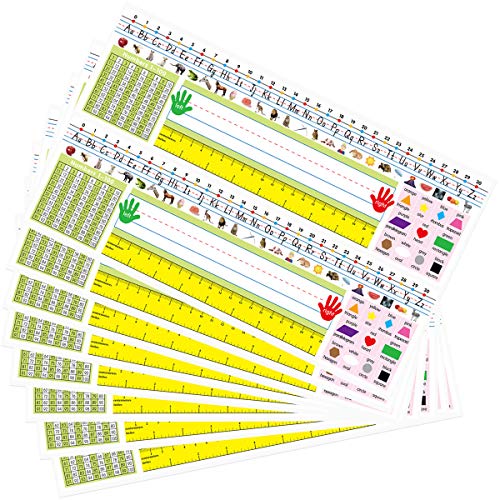 Desk Name Plates Pack of 36 Self-Adhesive Classroom Labels for Teachers