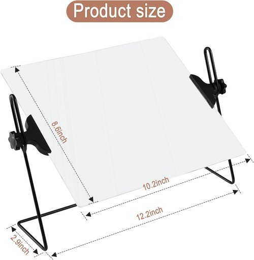 Skiennix 3X Desktop Reading Magnifier - Full Page Magnifying Glass for Low Vision & Seniors | Ideal for Books, Small Print & Documents
