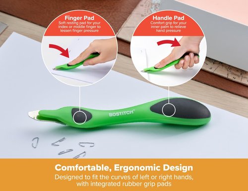 Bostitch Office Magnetic Staple Remover - Easy Puller for Office, Home & School | Neon Colors, 3 Pack