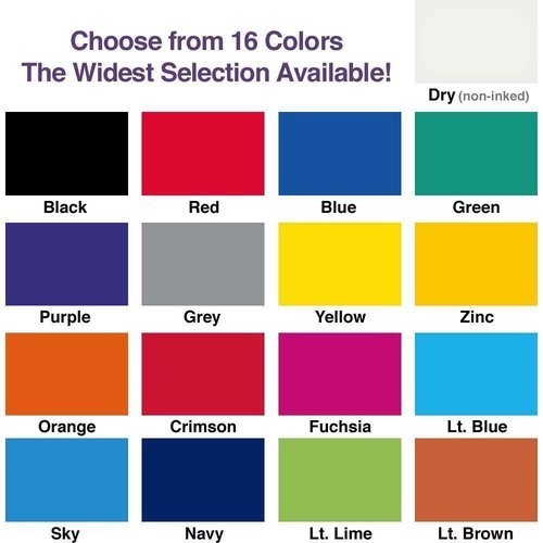 Infusion 5" x 7" Large Stamp Ink Pad for Rubber Stamps, Your Go to Large Stamp Ink Pad for Bright Color, Even Coverage and Durability (Black 2-Pack)