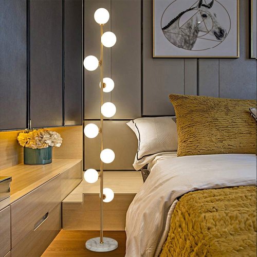 Hsyile Lighting KU300198 Cozy Elegant Modern Creative Floor Lamp for Living Room,Bedroom,Office,9 Lights