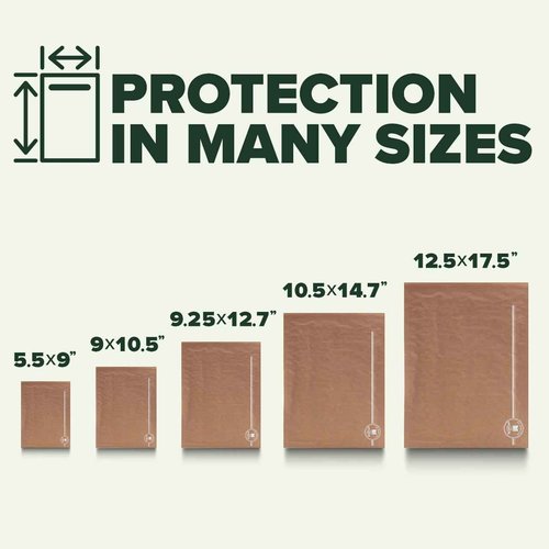 Scotch Curbside Recyclable Padded Mailers 10.5 x 9 in 50-Pack Similar impact protection to traditional bubble mailers (CR-2-50)