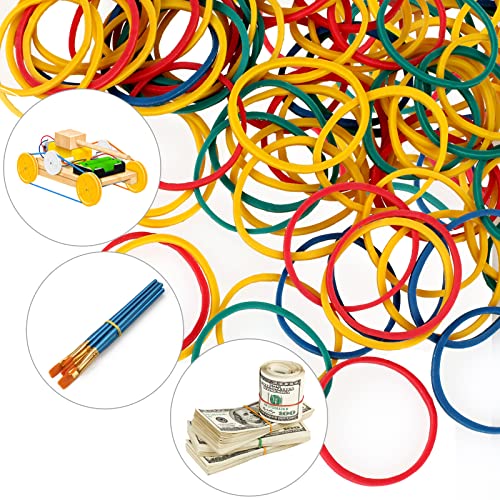 Joyberg 170 Pcs Binder Clips, Paper Clips & Rubber Bands Office Set – Assorted Sizes, Mixed