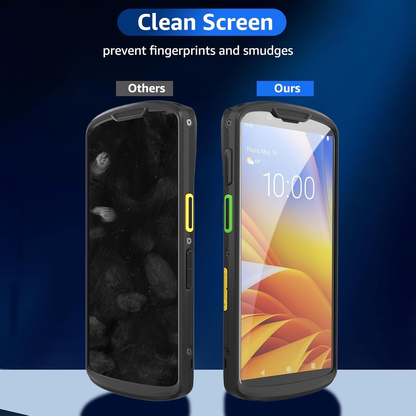 Zebra Tempered Glass Screen Protector - 9H Scratch-Resistant HD Protection for TC53/TC58 (New 2026)
