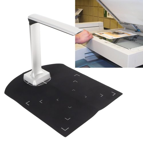 Y3 Portable Document Scanner, USB 12MP Document Camera, Liftable A4 Smart Book Scanner, Travel Friendly, CMOS Sensor, OCR Function for Windows