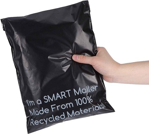 300 Count, 10x13 inch 100% Recycled Poly Mailers Eco Friendly Packaging Envelopes Supplies Mailing Bags 2.5 Mil Thick - SMART Mailer