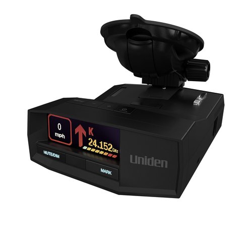 Uniden R8W (New Model) Extreme Long Range Laser/Radar Detector, 360° Awareness, Directional Arrows, Wi-Fi, Bluetooth, GPS, Real-Time Voice Alerts, Red Light & Speed Camera Alerts, R/TACH App