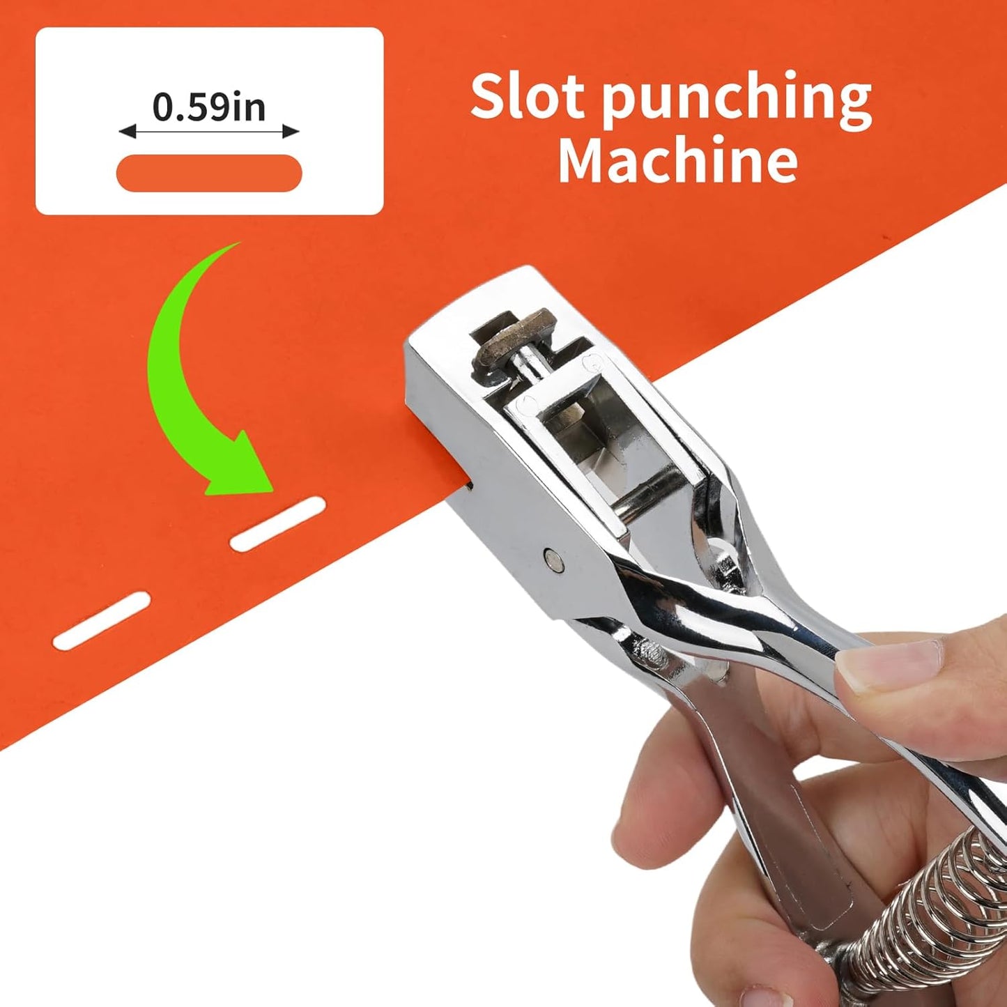 Slot Punch - PVC ID Card Hole Punch Plier Tool - Handheld Design for Easy Use