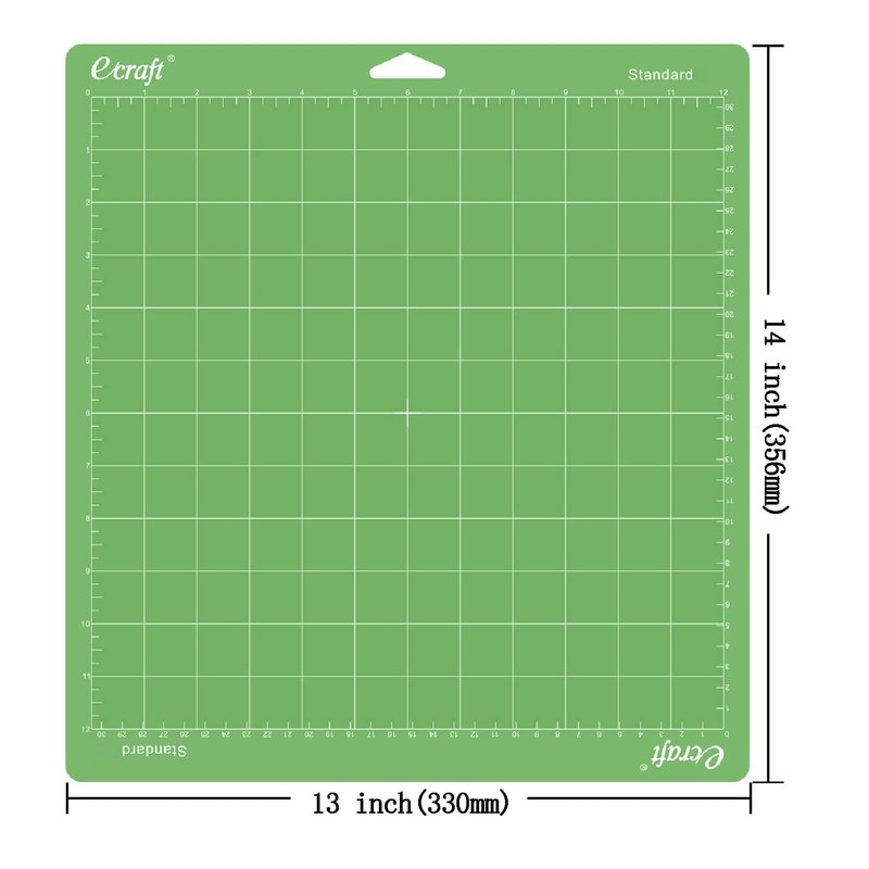Ecraft 12x12 Cutting Mat 6-Pack (Standard, Light, Strong, Fabric Adhesive) Compatible with Cricut Maker 3/4/Maker, Explore 3/4/Air 2/One, Multi Adhesive Sticky Craft Mats Accessories