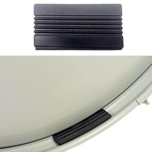 TUOREN Set of 2 Bass Drum Hoop Guard Rubber Hoop Protector Insert with Self Adhesive Back
