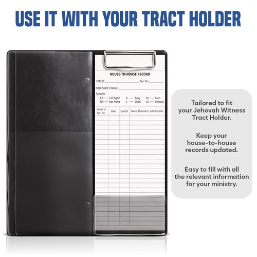 JW Tract Holders for Ministry, Tract Holder, Jehovah Witness Accessories, Jehovahs Witnesses Gifts Pioneer, JW Field Service Supplies, Best Life Ever, jw.org Accessories Magazine Organizer(refill)