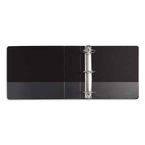 3 inch 3 Ring Binders, Rugged Heavy Duty Design for Home, Office, and School, Holds up to 625 Sheets of 8.5 Inch x 11 Inch Paper, Black, 4 Pack