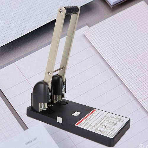 Double Hole Paper Puncher 2 Holes Puncher Office Supplies Adjustable 150 Sheets Paper Hole Punch for Paper Punching