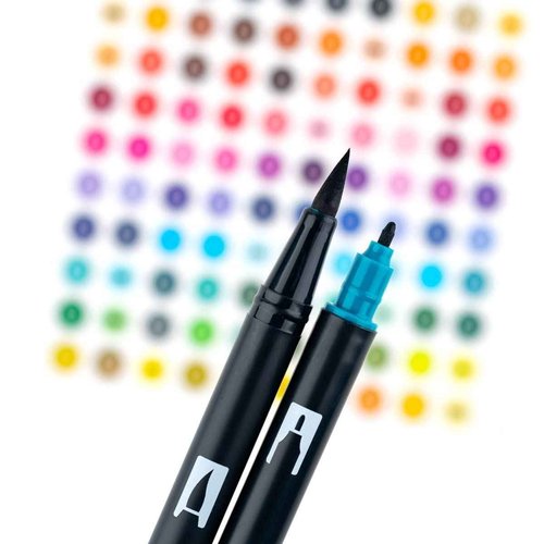 Tombow Dual Brush Pen Art Markers, Landscape, Bright & Primary
