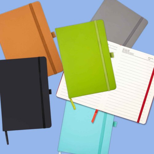 Principal Lines 12 Pack Lined Journal Notebook - A5 Hardcover Notebooks 192 Pages, 100 GSM Thick Paper Journal, 8.3 x 5.7 inches, Journals for Writing, School Supplies, Office Supplies
