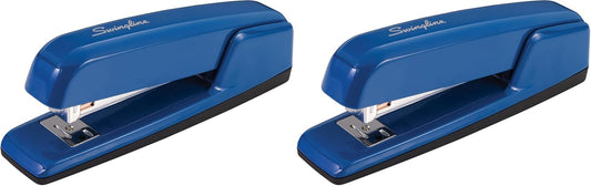 Swingline Stapler - Jam-Free 30 Sheet Capacity Metal Stapler in Royal Blue | Pack of 2