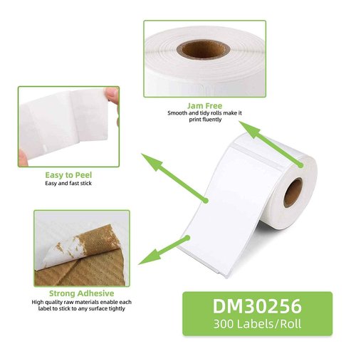 Anylabel Compatible 2-5/16" x 4" Direct Thermal Labels Replacement for DYMO 30256 Large Shipping Address Postage, Compatible with Rollo, DYMO 4XL & Zebra Desktop Printers (24 Rolls, 300 Labels/Roll)
