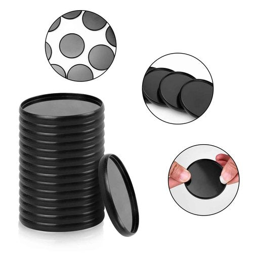 100Pcs 2 inches Discbound Expansion Discs, Black Plastic Binder Rings Discs Book Binding Discs for DIY Notebooks and Planner Scrapbooking Supplies