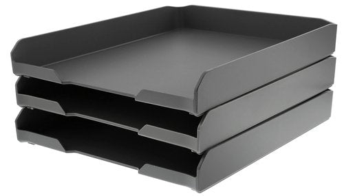 Bostitch Office Konnect™ Letter Tray, Fits 9.75" x 12" Sized Documents, Gray
