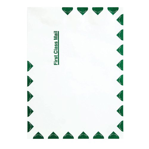 Survivor R1470 Tyvek USPS First Class Mailer, 9 x 12, White (Box of 100)