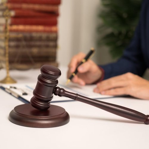 Beechwood Handcrafted Gavel and Block Set, 9.8 Legal Hammer with Sound Block for Ceremonies & Office Use