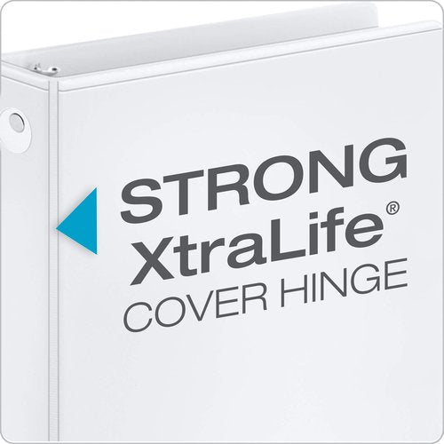 Cardinal Economy Binders Bundle - 3" and 2" Binders with Round Rings, Holds up to 625 Sheets, ClearVue Presentation View, Non-Stick, White