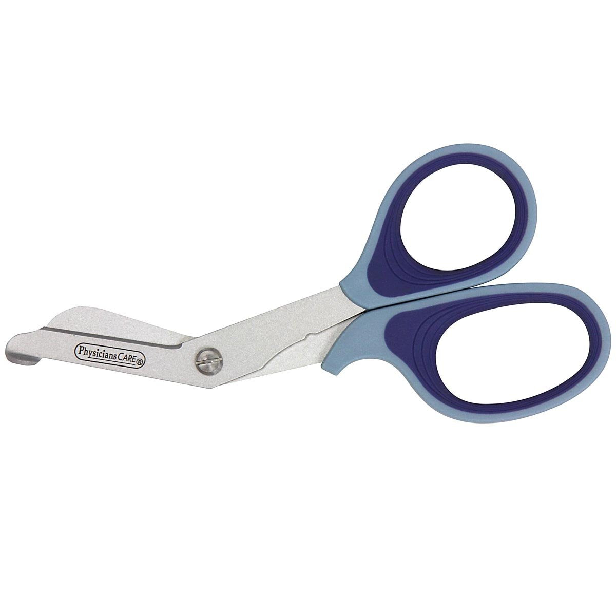 PhysiciansCare by First Aid Only by First Aid Only 90293 First Aid Titanium Non Stick Bandage Shears, 7" Bent, Blue