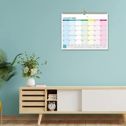Large Dry Erase Calendar for Wall - Wall Calendar Dry Erase (multicolored)