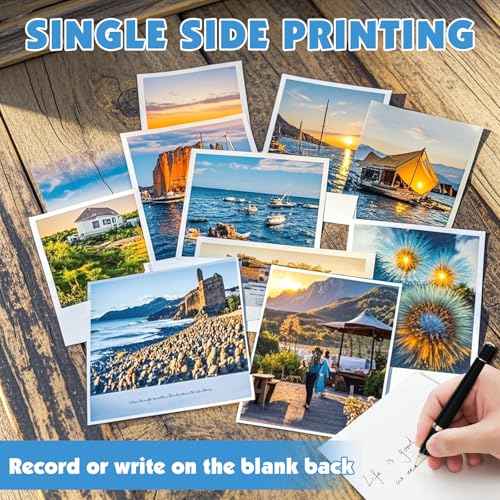 300 Sheets Glossy Photo Paper, 8.5in x 11in Inkjet Photo Printer Paper, Picture Paper for Photos, Calendars, Brochures, Cards, Menus(200gsm / 54lb)