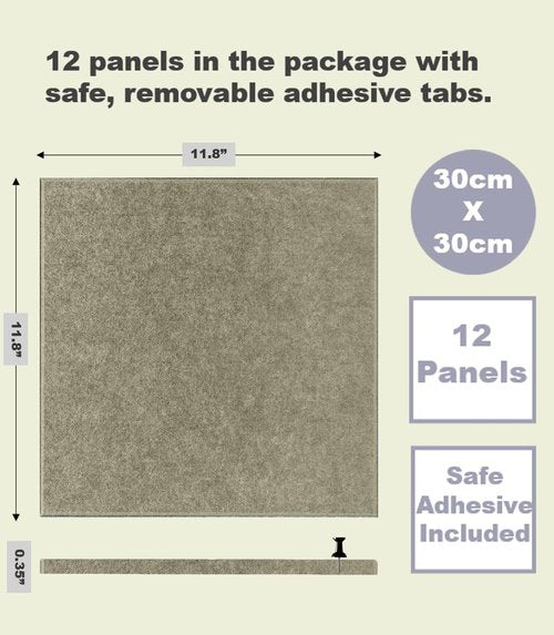 Green Bulletin Board - Felt Cork Board for Office, Home & Classroom | Olive 12-Pack