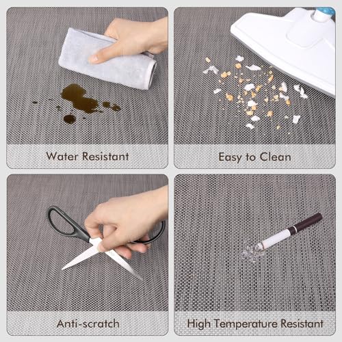 Blvornl Office Chair Mat for Hardwood Floor, 35" x 48" Desk Computer Chair Mat for Hard Wood and Tile Floor, Large Anti-Slip Hard Floor Protector Rolling Chair Mat, PVC Mat Desk Rug for Office Home