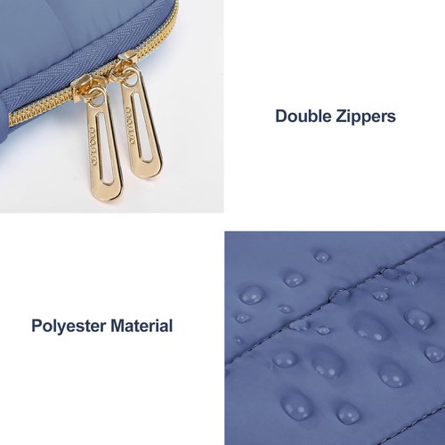 MOSISO Laptop Case - 16 Inch & 15-15.6 Inch Puffy Sleeve for MacBook Pro & More | Lavender Gray