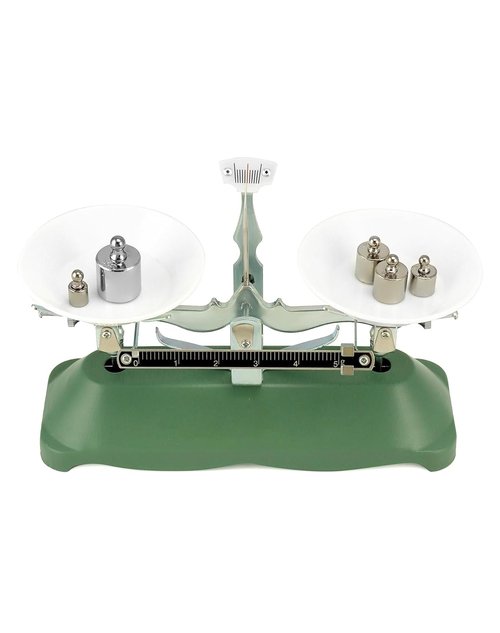 QWORK Balance Scale - 100g/0.1g Precision Triple Beam Balance for Educational Use