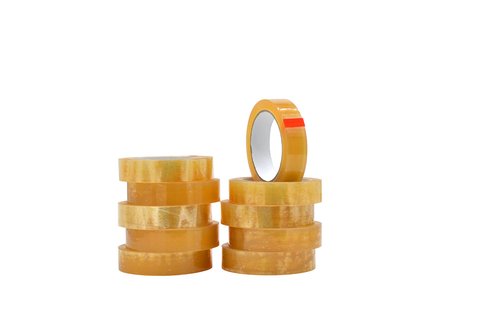 WOD BCST Biodegradable Packaging Tape, Clear, 1 inch x 72 yds (Pack of 10) Cellophane Stationery Eco Friendly Tape for Carton Sealing, Moving, Shipping, & Office