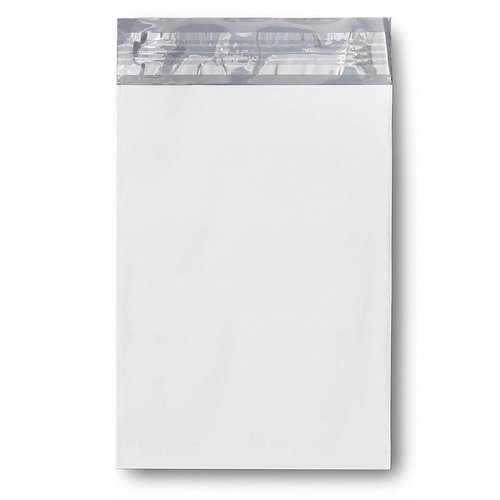 KKBESTPACK Poly Mailers - Durable Shipping Bags, 6" x 9", White, 100 Count Pack