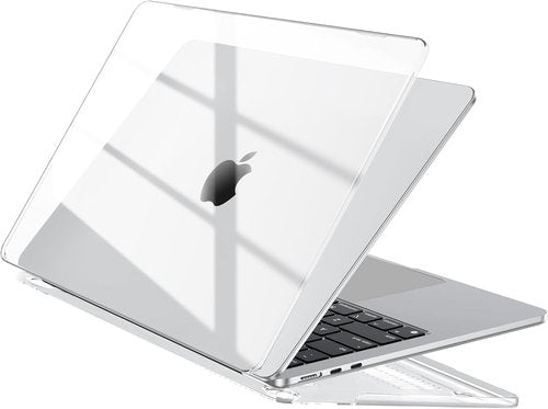 EooCoo MacBook Air 15 Inch Case - Transparent Hard Shell Cover with Smooth Shiny Surface | Model A3448 A3241 A3114 A2941
