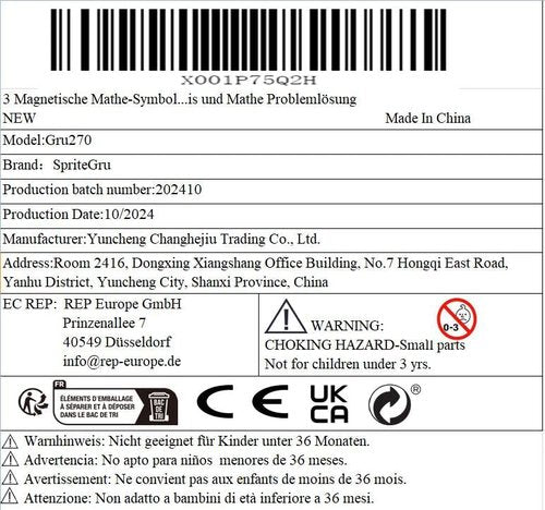 3 Magnetic Math Signs - Greater Than/Less Than/Equal to Math Demonstration Tool for Teacher, School & Classroom Supplies