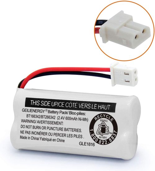GEILIENERGY Cordless Phone Battery - Compatible with VTech & AT&T Models | Pack of 2