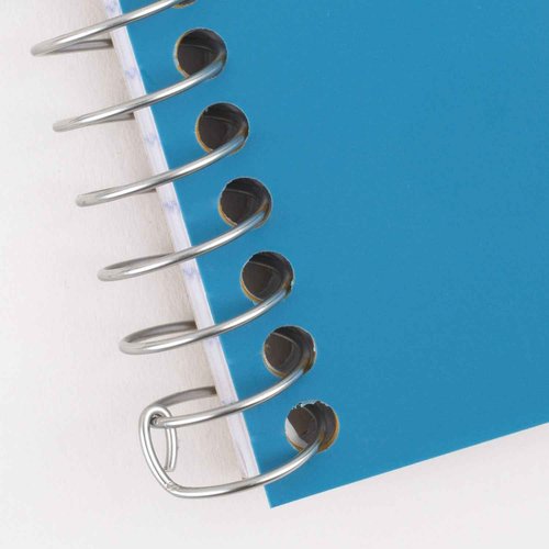 Five Star Small Spiral Notebooks, 6 Pack, 5 Subject, College Ruled Paper, 180 Sheets, Small, 9-1/2" x 6", Amethyst Purple, Sedona Orange, Seaglass Green, Tidewater Blue, Gray, Black (73527)