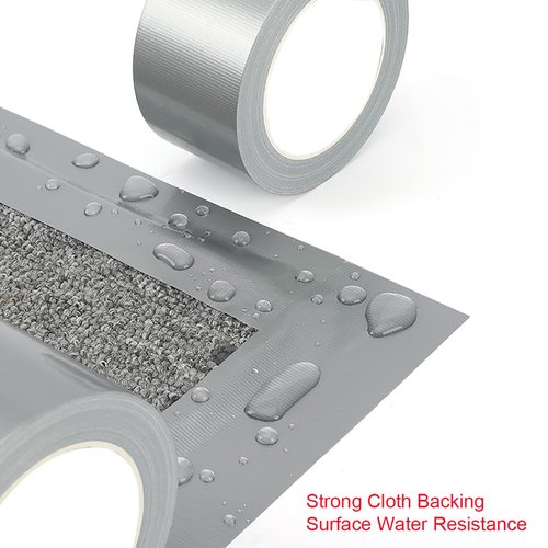 XUXU 3 Pack Duct Tape Heavy Duty Waterproof, Strong Adhesive Silver Duct Tape Bulk for Indoor Outdoor Repairs Tear by Hand, 60 Yards x 2 Inch Total