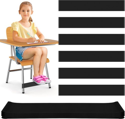 Skiennix 6 Pack Chair Bands for Kids | Sensory Tools for ADHD & Autism | Fidgeting Relief