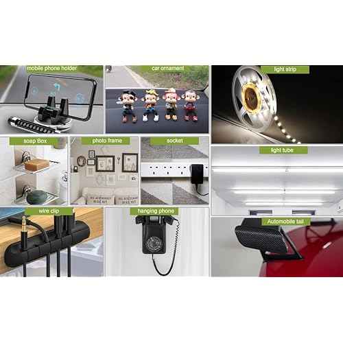 3M Double Sided Mounting Tape, 3M5952 Heavy Duty VHB Foam Adhesive 1/4" x15.4 FT for Indoor Outdoor, LED Strip Lights, Automotive Trim & Home Office D?cor, Waterproof & Industrial Grade