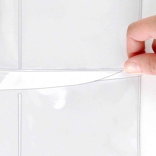 StoreSMART® - Plastic 4-Pocket Binder Page with Flaps - 10-Pack - SPT600-4F-10