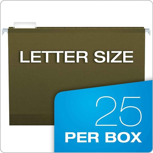 Pendaflex 415215 Hanging File Folders, Green