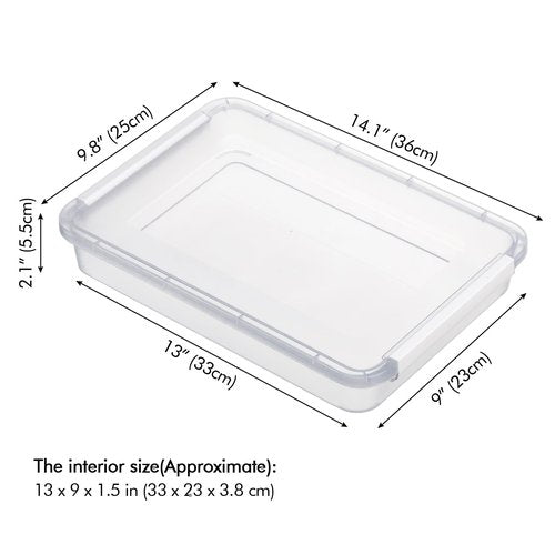 Poeland Portable Project Case File Document Storage Organizer 2 Pack