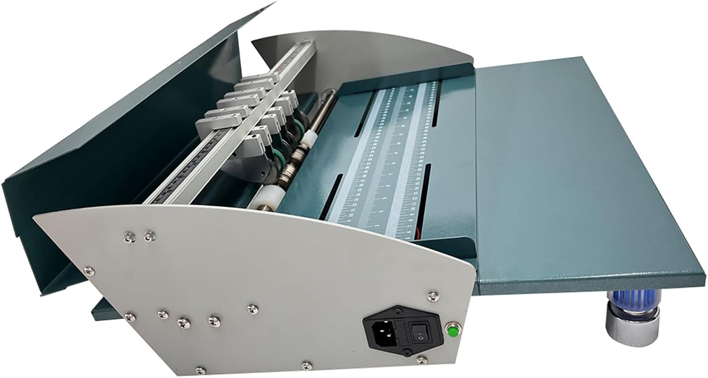 WYDDDARY Electric Creasing Machine - 3-in-1 Crease, Dotted Line & Cut | 18" Paper Feeder, 1000 Sheets/Hour