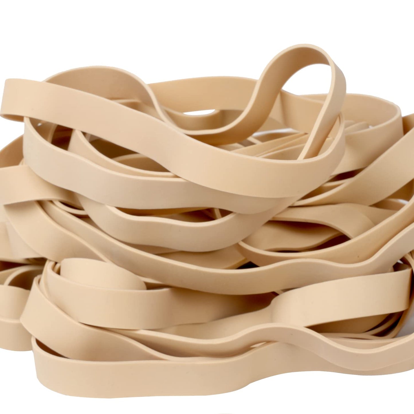 AMUU Rubber Bands Thick Size #107 Wide 30 Pack Big Elastics Bands Large Long Rubber Bands for Office Supply File Folders Box Books Gifts Notebook(7" x 5/8")