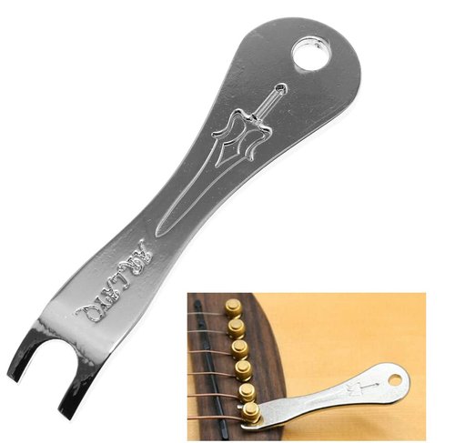 TUOREN Multifunctional Guitar String Winder String Cutter and Bridge Pin Puller Set 3 in 1 Guitar Repair Tool