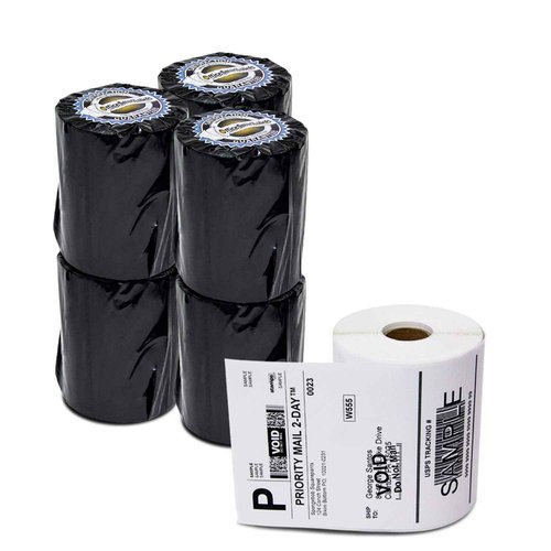 OfficeSmartLabels - 4 x 6 inch 4XL Internet Postage Shipping Labels, Compatible with 1744907 (6 Rolls / 220 Labels Per Roll)
